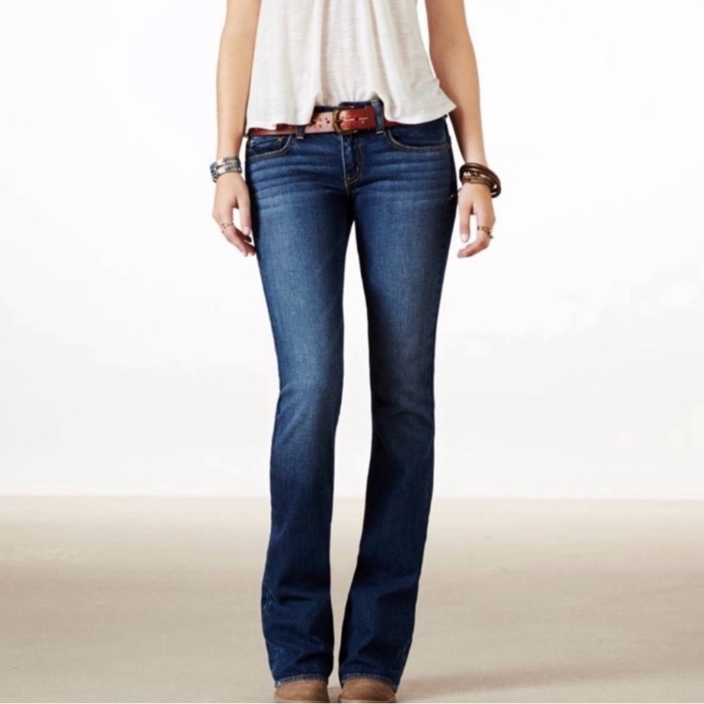 American Eagle Outfitters AEO Artist Flare Jeans Stretch 8